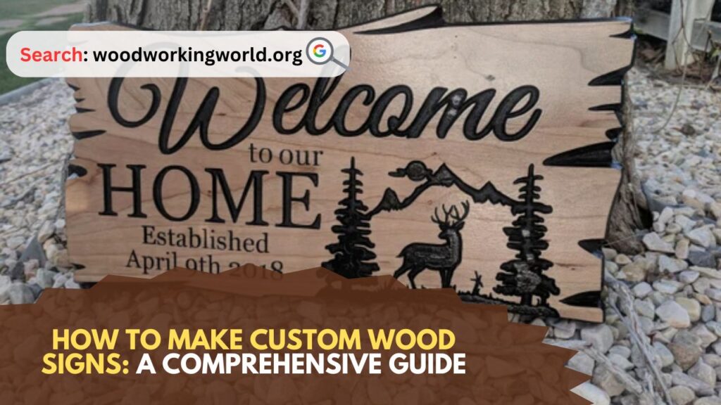 How to Make Custom Wood Signs: A Comprehensive Guide