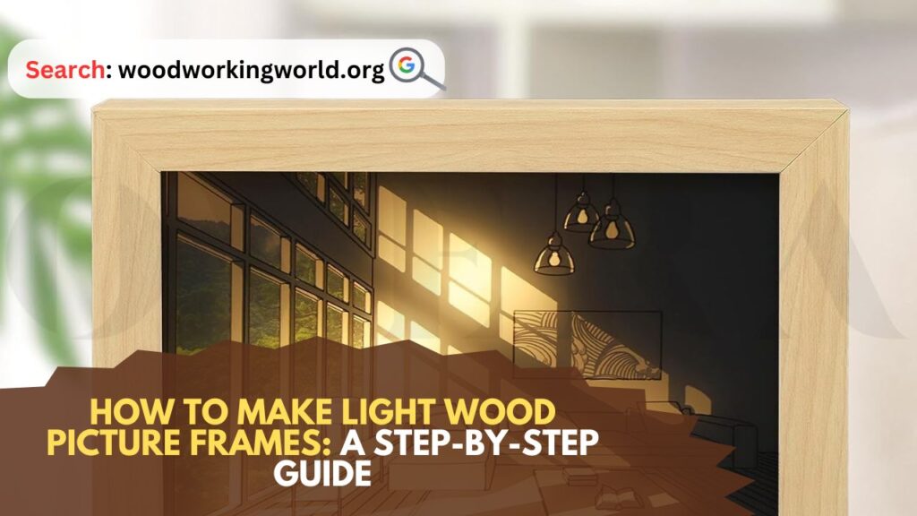 How to Make Light Wood Picture Frames: A Step-by-Step Guide