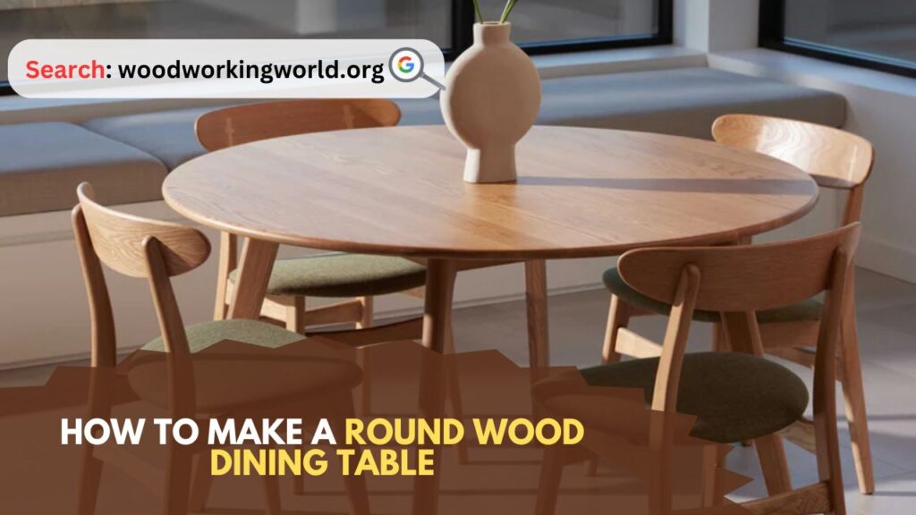 How to Make a Round Wood Dining Table