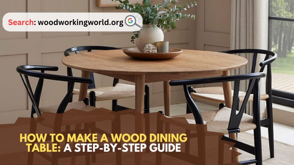 How to Make a Wood Dining Table: A Step-by-Step Guide