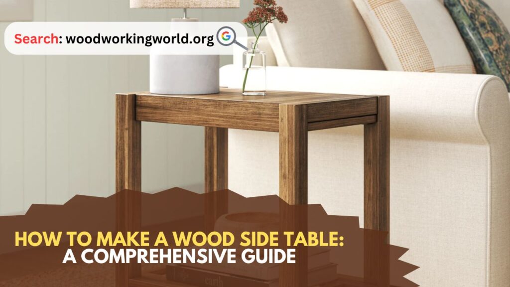 How to Make a Wood Side Table: A Comprehensive Guide