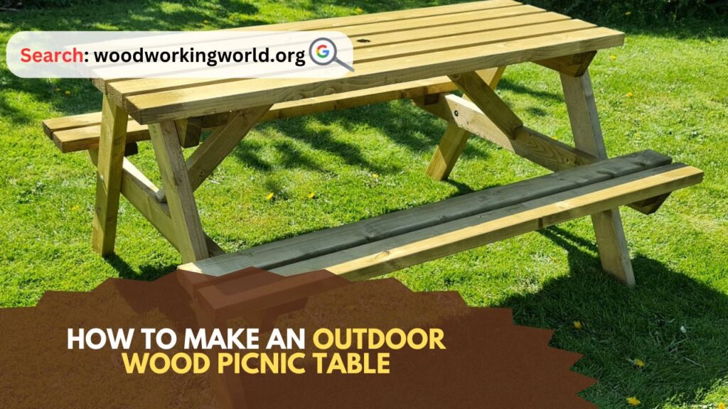 How to Make an Outdoor Wood Picnic Table