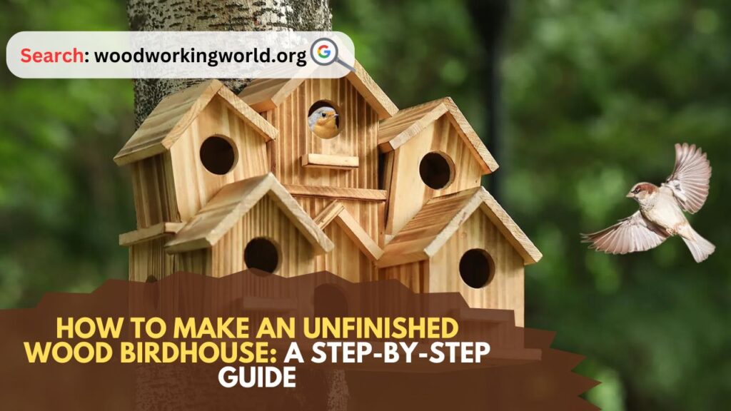 How to Make an Unfinished Wood Birdhouse: A Step-by-Step Guide