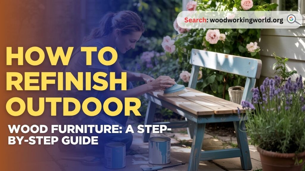 How to Refinish Outdoor Wood Furniture: A Step-by-Step Guide