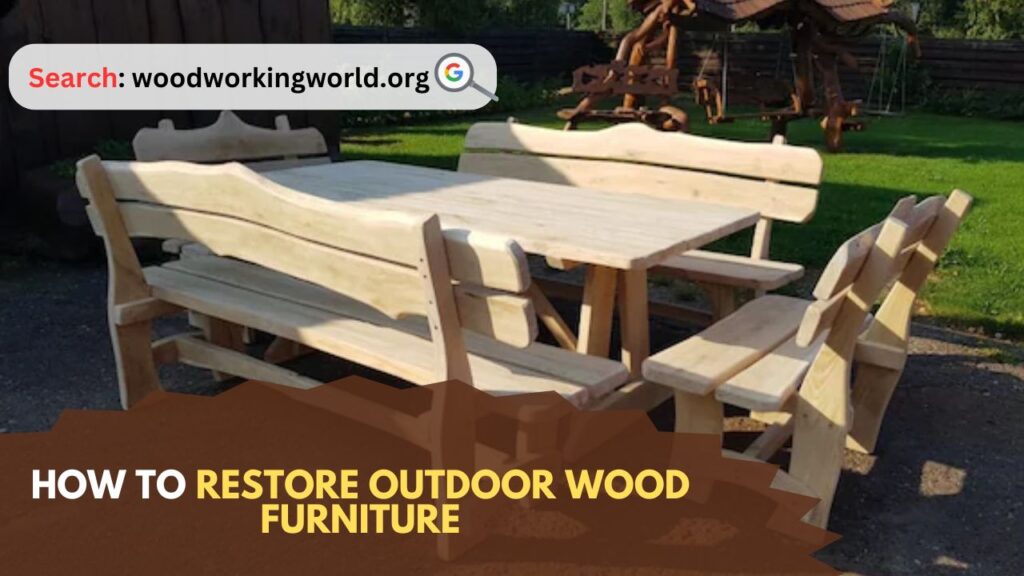 How to Restore Outdoor Wood Furniture