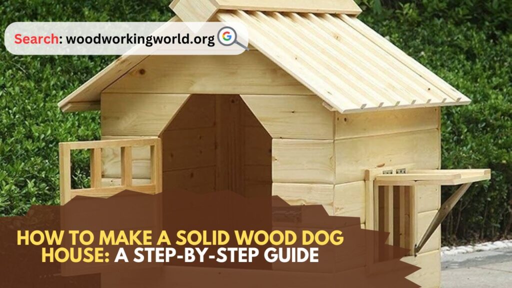 How to Make a Solid Wood Dog House: A Step-by-Step Guide