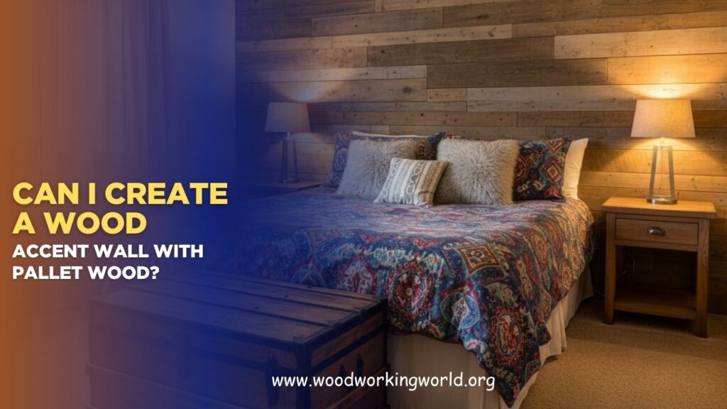 Can I create a wood accent wall with pallet wood?
