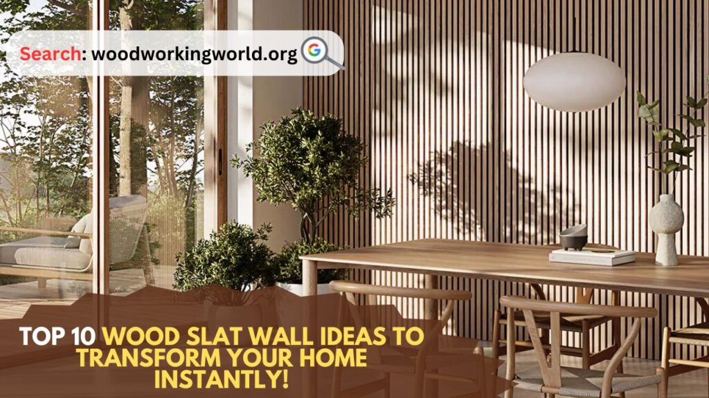 Top 10 Wood Slat Wall Ideas to Transform Your Home Instantly!