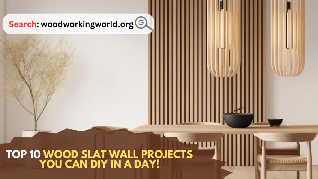 Top 10 Wood Slat Wall Projects You Can DIY in a Day!