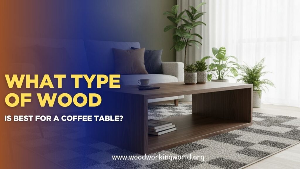 What type of wood is best for a coffee table?