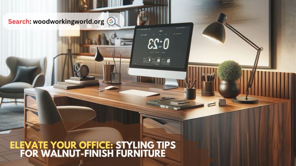 Elevate Your Office: Styling Tips for Walnut-Finish Furniture