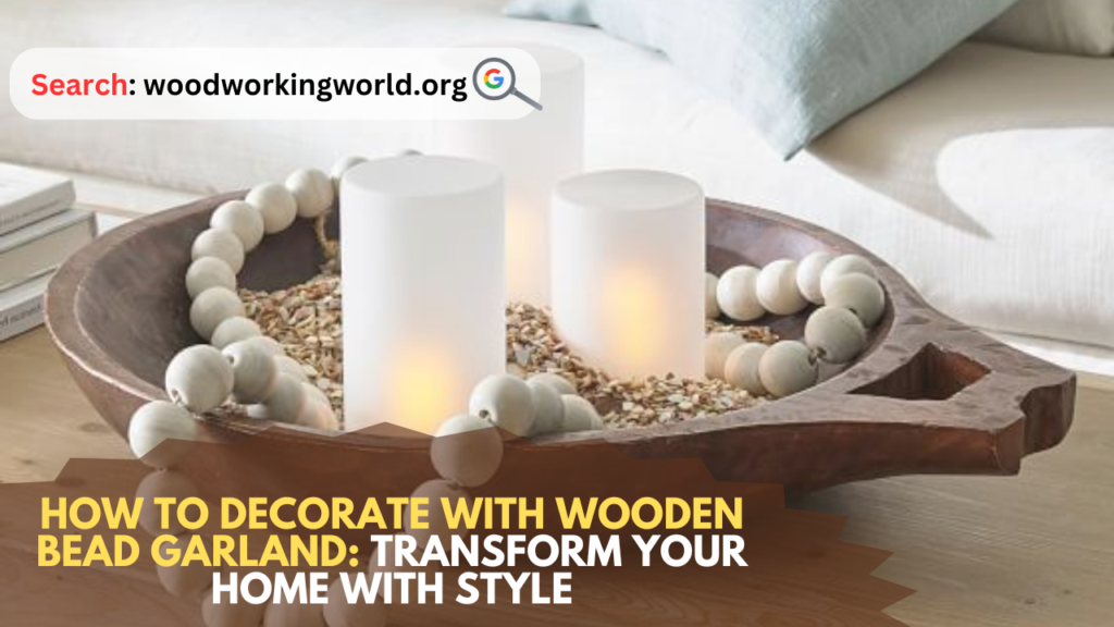 How to Decorate with Wooden Bead Garland: Transform Your Home with Style