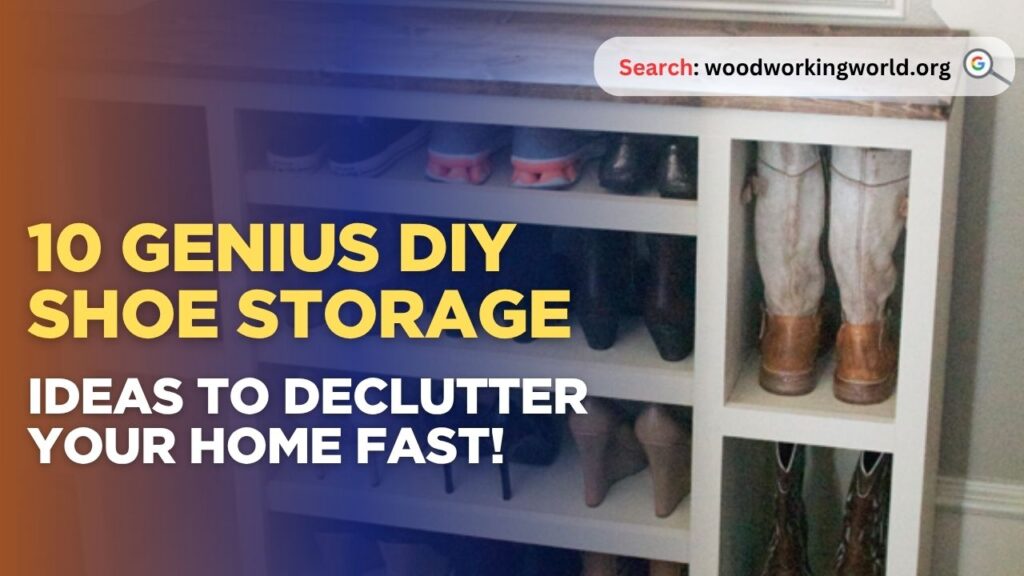 10 Genius DIY Shoe Storage Ideas to Declutter Your Home Fast!