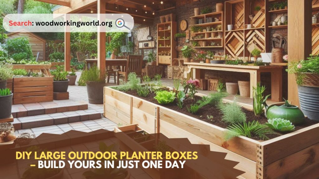 DIY Large Outdoor Planter Boxes – Build Yours in Just One Day