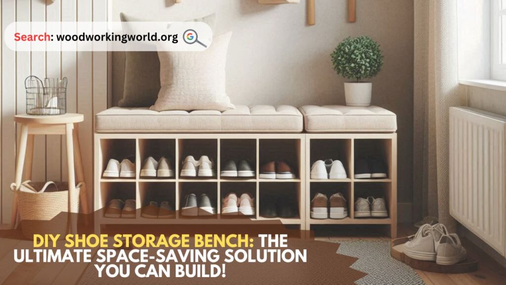 DIY Shoe Storage Bench: The Ultimate Space-Saving Solution You Can Build!