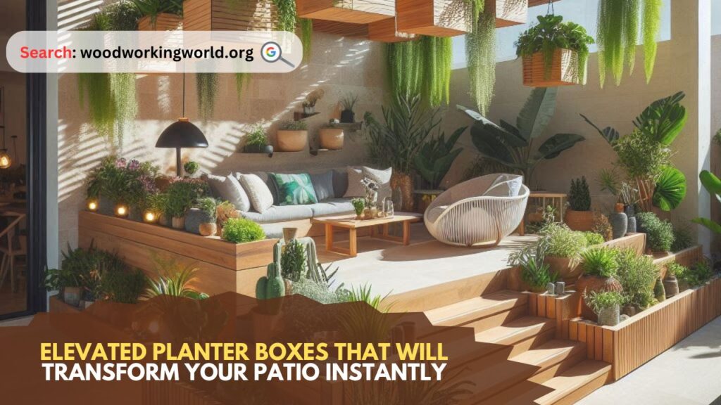 Elevated Planter Boxes That Will Transform Your Patio Instantly