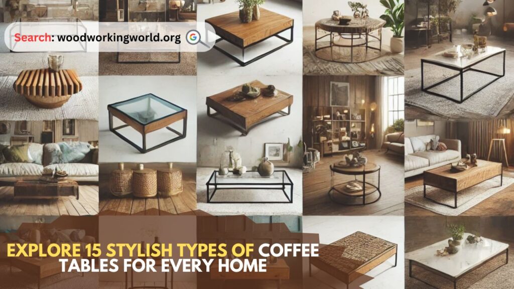 Explore 15 Stylish Types of Coffee Tables for Every Home