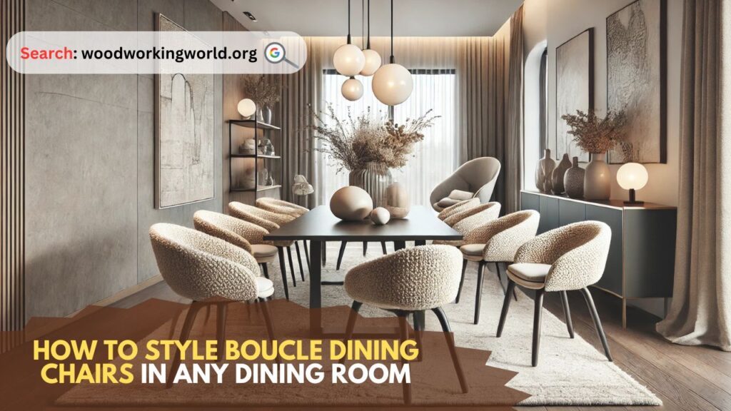 How to Style Boucle Dining Chairs in Any Dining Room