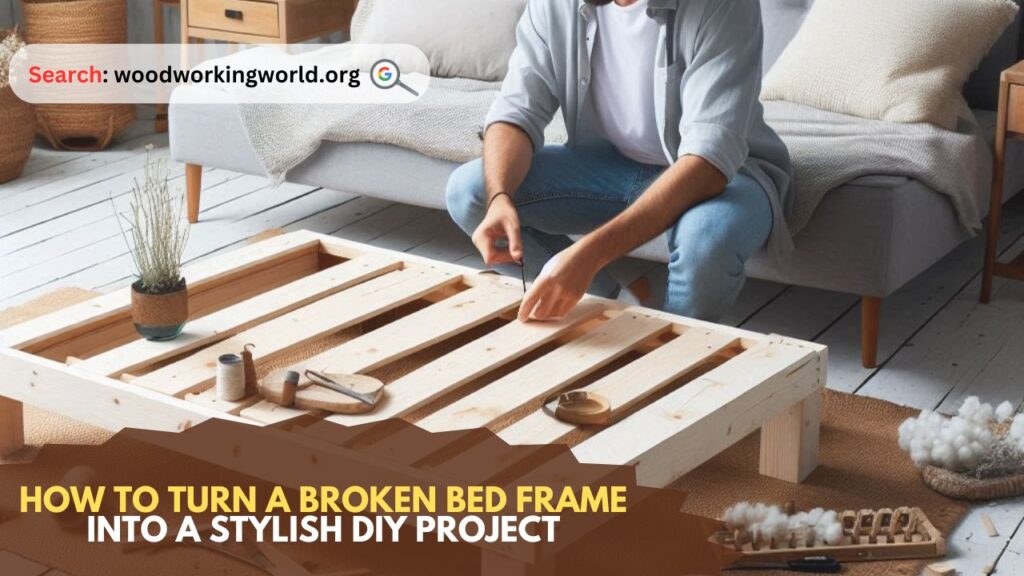 How to Turn a Broken Bed Frame into a Stylish DIY Project