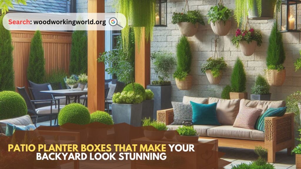 Patio Planter Boxes That Make Your Backyard Look Stunning