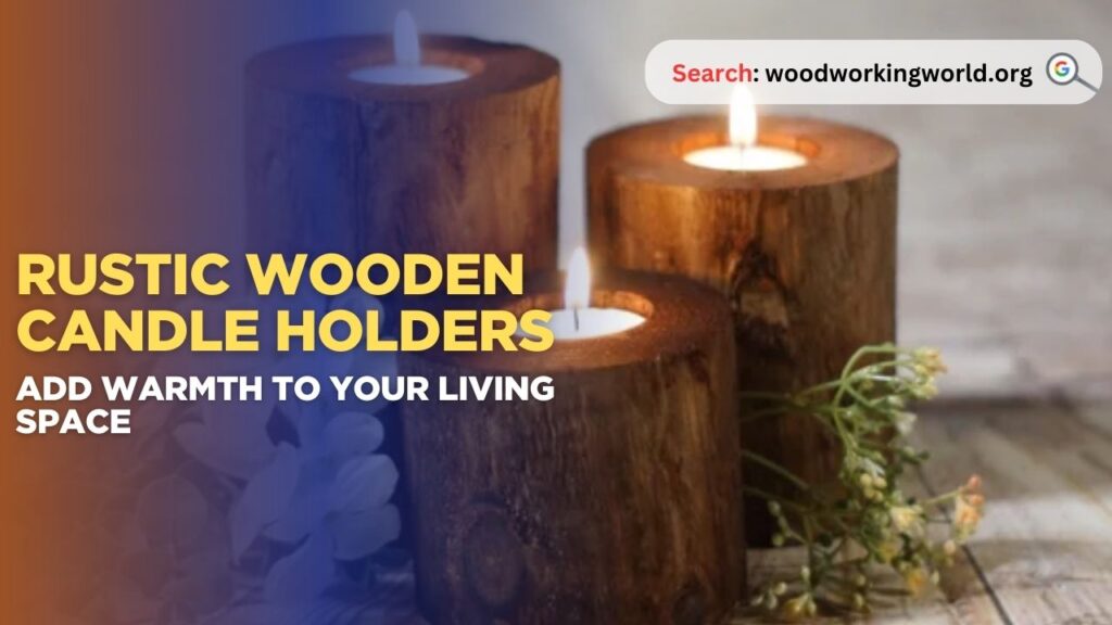 Rustic Wooden Candle Holders: Add Warmth to Your Living Space