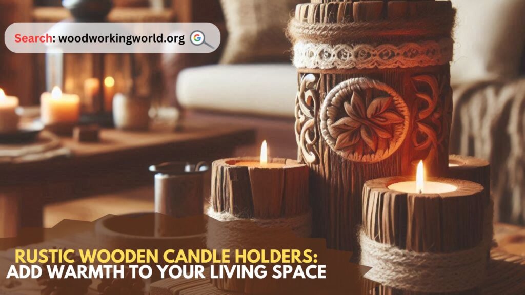 Rustic Wooden Candle Holders: Add Warmth to Your Living Space