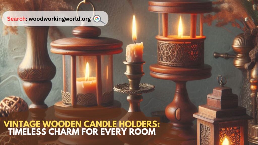 Vintage Wooden Candle Holders: Timeless Charm for Every Room