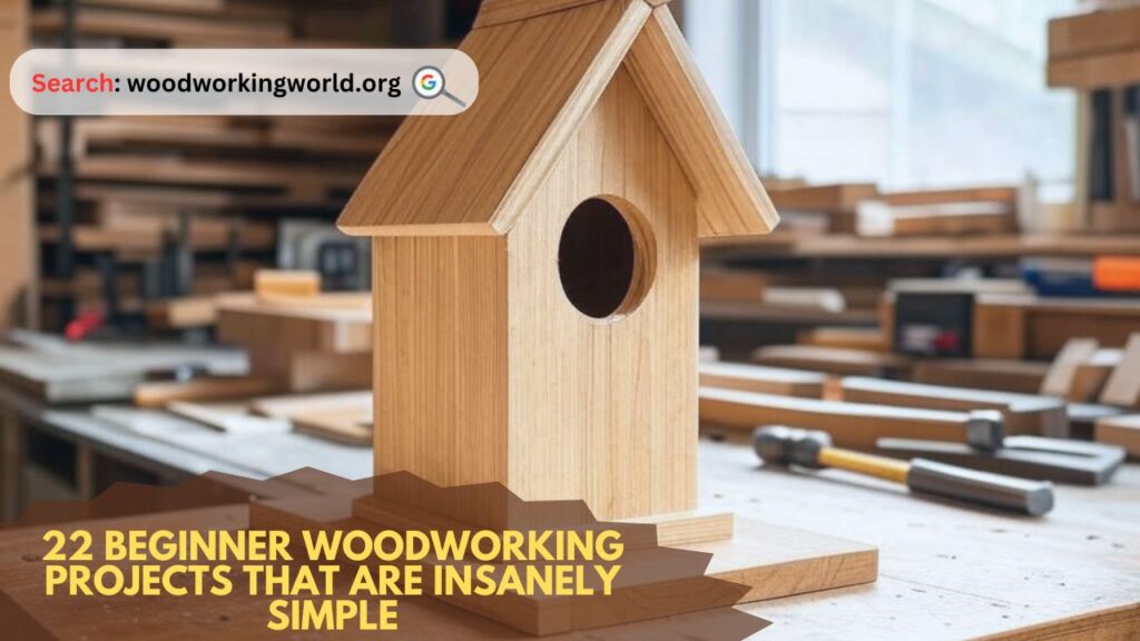 22 beginner woodworking projects that are insanely simple
