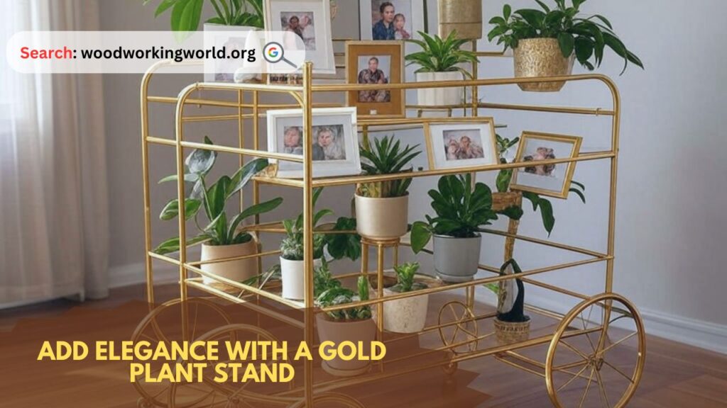 Add Elegance with a Gold Plant Stand