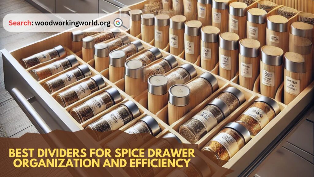 Best Dividers for Spice Drawer Organization and Efficiency