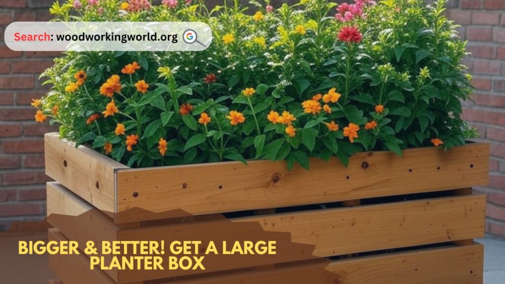 Bigger & Better! Get a Large Planter Box