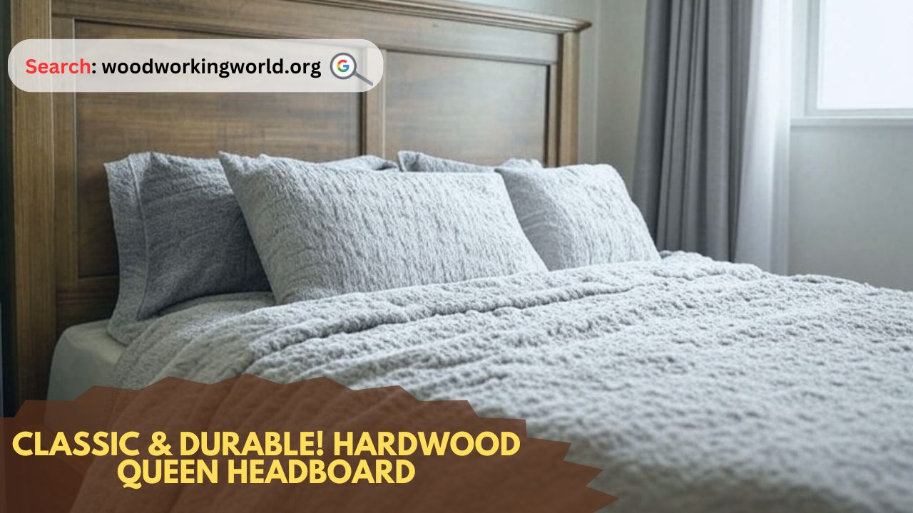 Classic & Durable! Hardwood Queen Headboard