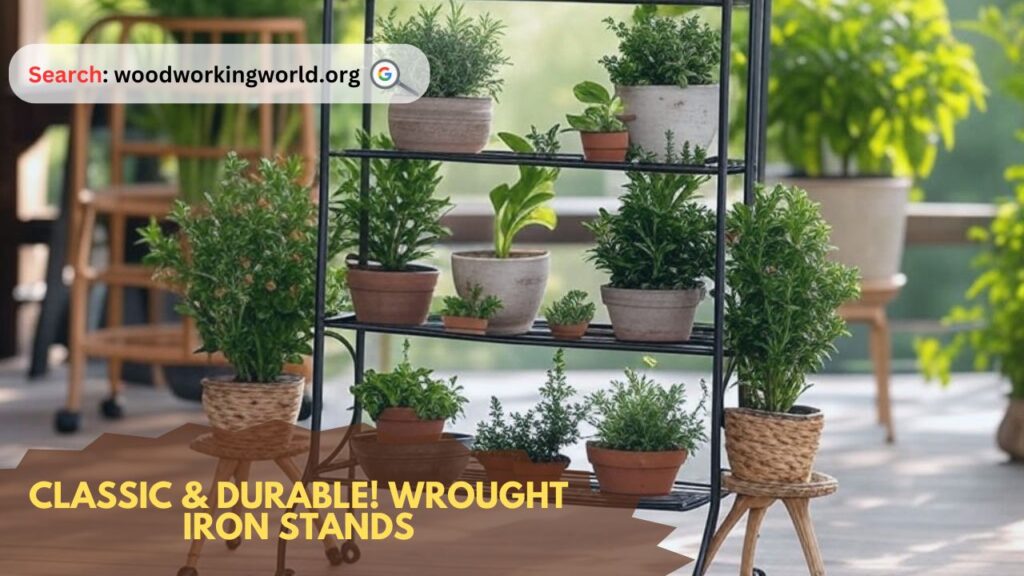 Classic & Durable! Wrought Iron Stands