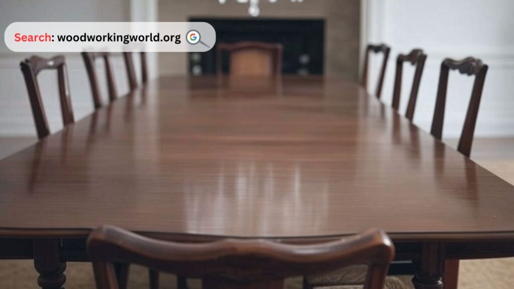 Classic wood dining room table for elegant dining experiences