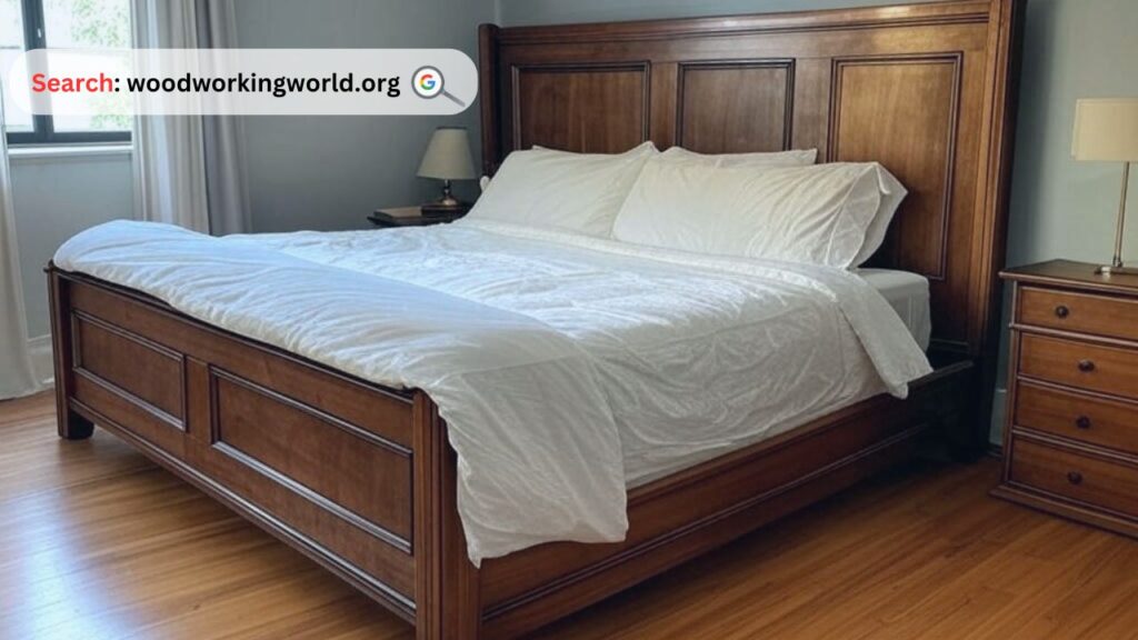 Cozy & Classic! A Full-Size Wood Bed Frame