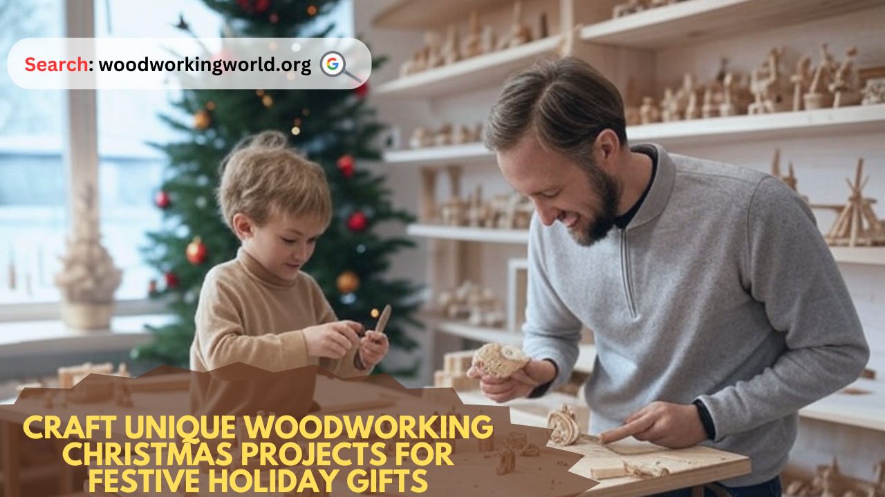 Craft unique woodworking Christmas projects for festive holiday gifts