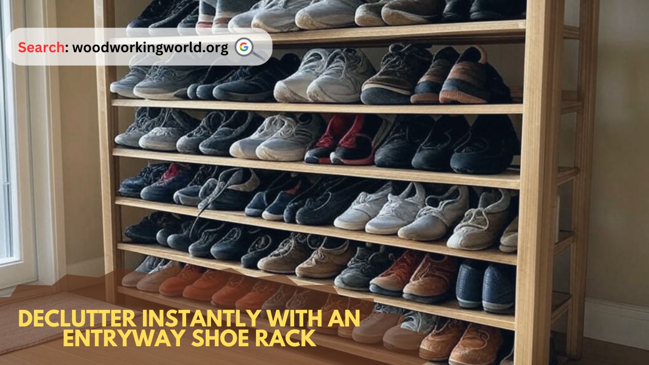 Declutter Instantly with an Entryway Shoe Rack