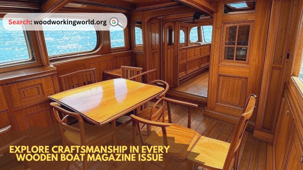 Explore craftsmanship in every Wooden Boat Magazine issue