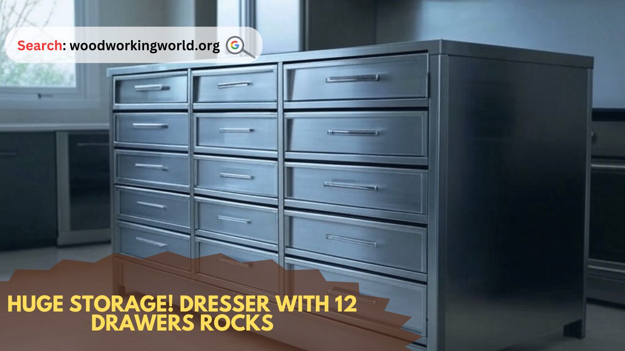 Huge Storage! Dresser with 12 Drawers Rocks