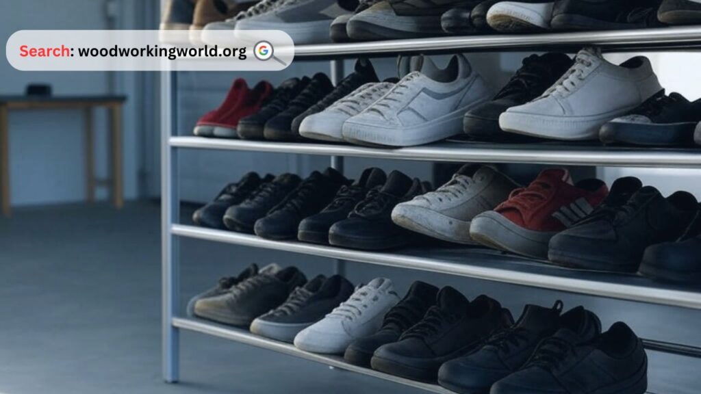Keep Your Garage Tidy with a Shoe Rack