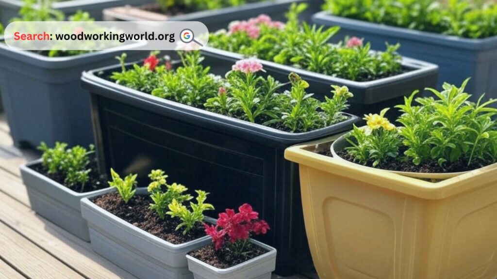 Light weight & Durable! Plastic Planter Boxes