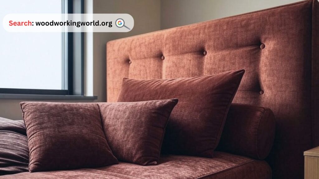Luxury Comfort! King Upholstered Headboard