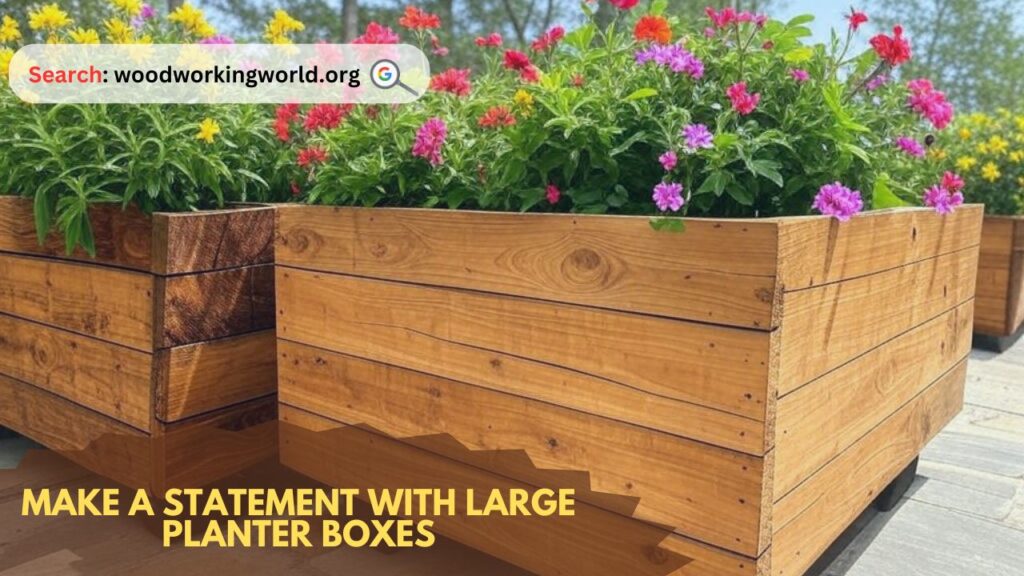 Make a Statement with Large Planter Boxes