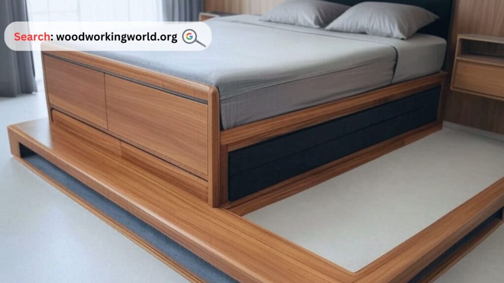 Max Space & Comfort! Cali King Bed Frame with Storage