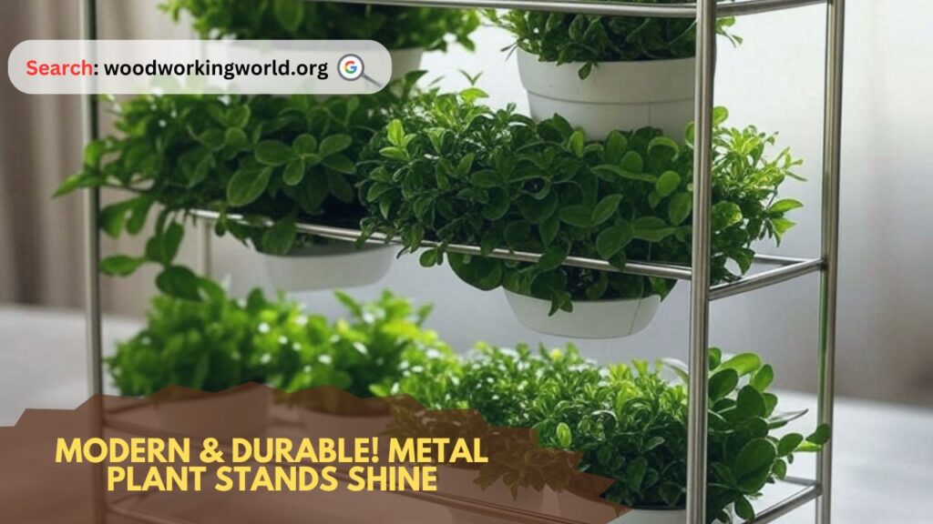 Modern & Durable! Metal Plant Stands Shine