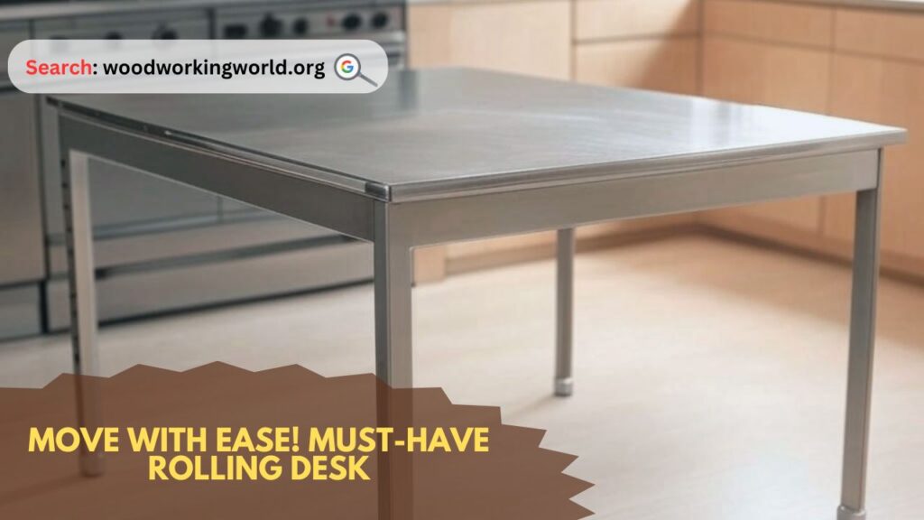 Move with Ease! Must-Have Rolling Desk
