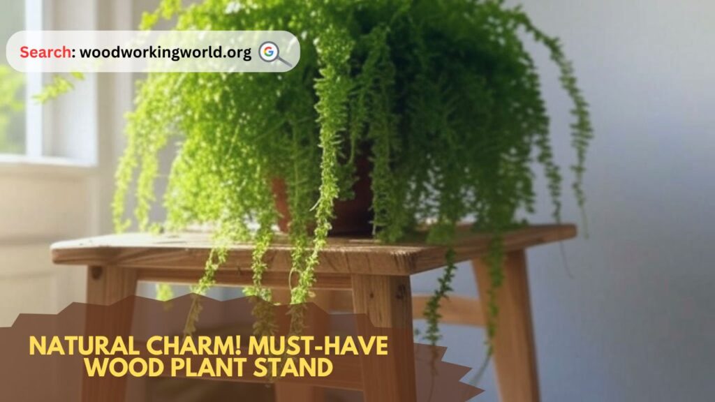 Natural Charm! Must-Have Wood Plant Stand