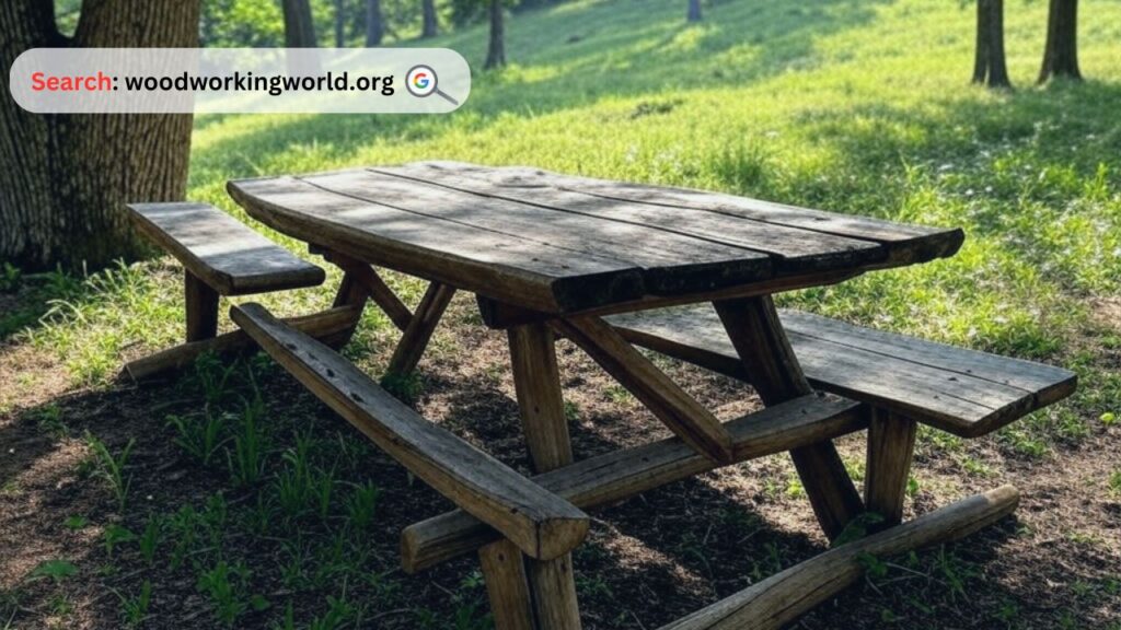Perfect Outdoor Setup! Picnic Table with Bench