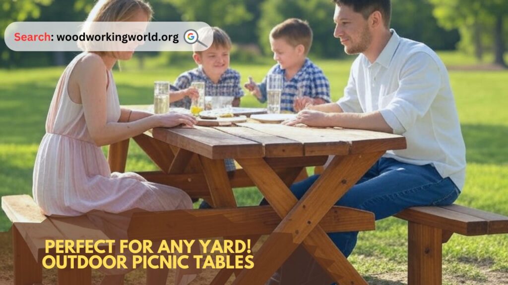 Perfect for Any Yard! Outdoor Picnic Tables