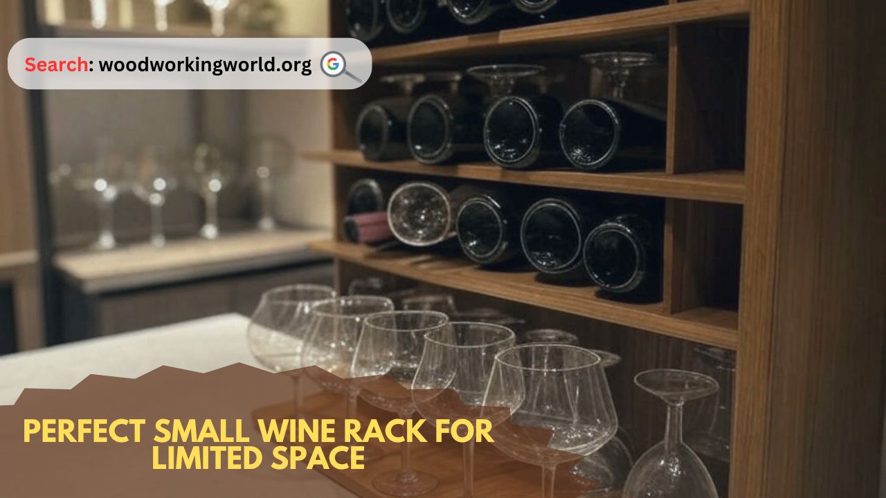 Perfect small wine rack for limited space